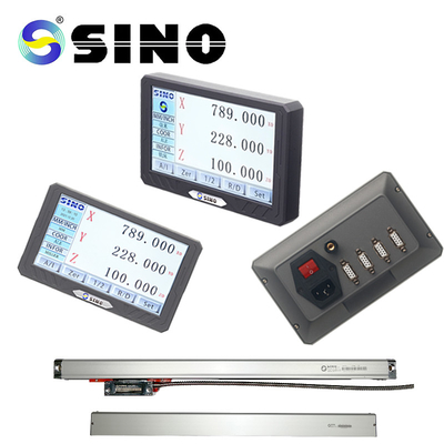 Kit DRO digitale SINO SDS200S a 3 assi con schermo LCD full touch per scala encoder lineare, tornio e fresatrice