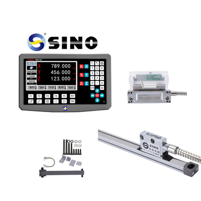 SINO SDS6-3VA Torno di fresatura a 3 assi con lettura digitale SiNO RS422 DRO Encoder ottico a scala lineare