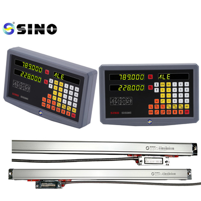 SINO SDS2MS lettura digitale 2 assi ottico con angolo lineare di codificatore lunghezza 7-102cm per fresatrici
