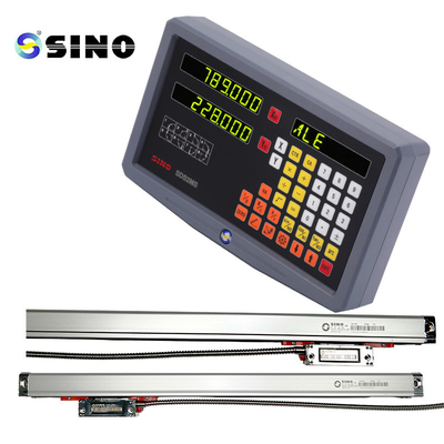 SINO SDS 2MS DRO Kits Scale lineare di vetro per la fresatura del tornio TTL 2 Asse Sistema di strumenti di prova di lettura digitale
