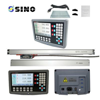 Torno di fresatura a 3 assi con codificatore ottico a scala lineare LCD DRO SDS2-3VA