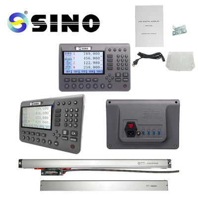 2 assi DRO SDS 200 Kit Metal LCD Full Touch Screen 0,005mm Risoluzione Pratica per fresatrici