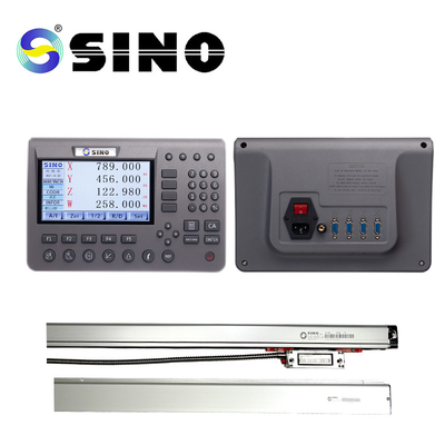 2 assi DRO SDS 200 Kit Metal LCD Full Touch Screen 0,005mm Risoluzione Pratica per fresatrici