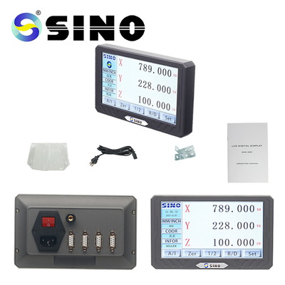 Kit DRO digitale SINO SDS200S a 3 assi con schermo LCD full touch per scala encoder lineare, tornio e fresatrice