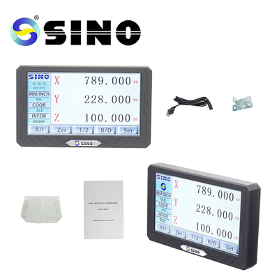 Kit di lettura digitale per fresatrici SINO 200S DRO Sensore ottico Sistema di scala lineare