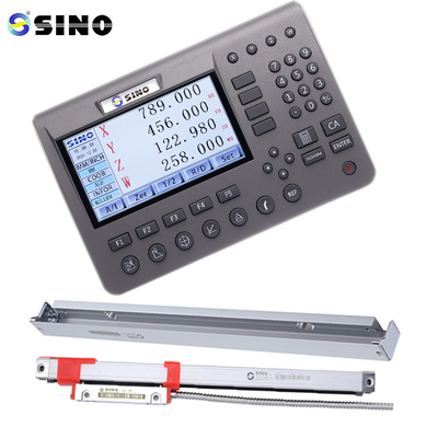 SDS200 DRO SINO Sistema di lettura digitale a 4 assi con kit LCD metallico e codificatore lineare per fresatrici