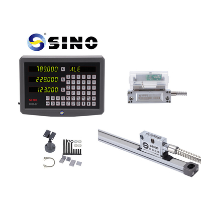 SINO SDS6-3V Vettore di scala lineare in vetro Torniera lettura digitale DRO 3 Asse 1um