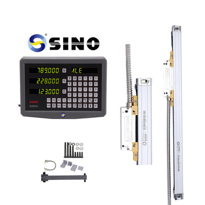 SDS6-3V Display digitale e SINO KA Linear Glass Grating Ruler per assistere nella fresatura e nel funzionamento delle macchine utensili