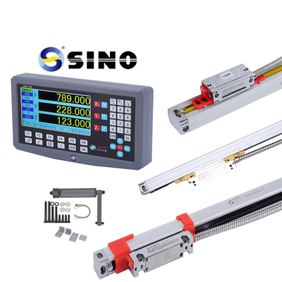 Collezione di strumenti di misurazione con SINO SDS2-3VA 3 assi DRO sistema di lettura digitale e KA300 Regola lineare di vetro