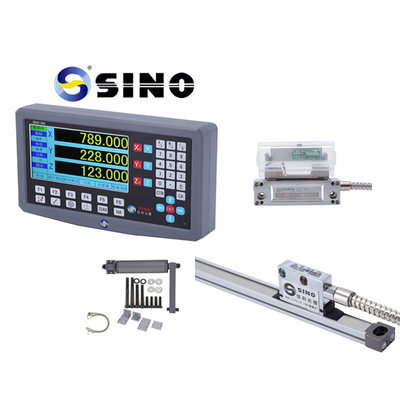 Collezione di strumenti di misurazione con SINO SDS2-3VA 3 assi DRO sistema di lettura digitale e KA300 Regola lineare di vetro