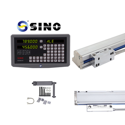 Sistema di lettura digitale SINO SDS6-2V con display a LED per la fresatura del tornio