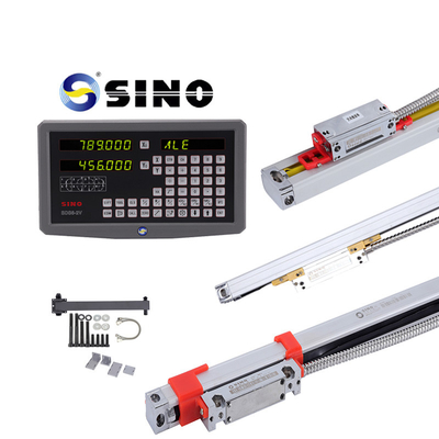 SINO SDS6-2V DRO 2 Asse lettura digitale con kit LED metallo due lineari codificatori lineari per la fresatura di tornio macchina