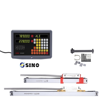 Scala di vetro lineare 5 utilizzata sulle fresatrici Μ M 30-3000 mm, con display digitale SDS2MS a 2 assi