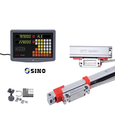 Scala di vetro lineare 5 utilizzata sulle fresatrici Μ M 30-3000 mm, con display digitale SDS2MS a 2 assi
