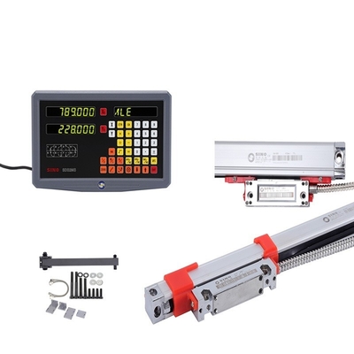 SINO Macchina di lettura con display digitale a 2 assi SDS2MS con encoder lineare AC 100-240V Sistema di lettura digitale SINO SDS2MS Multifunzionale