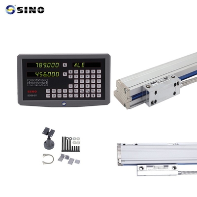 2 assi CE SDS6-2V Sistema di lettura digitale SINO con display a LED Encoder lineare per la fresatura del tornio