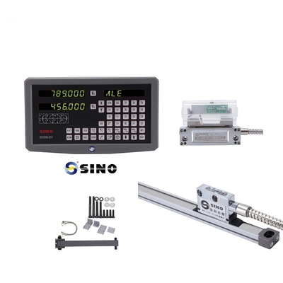2 assi CE SDS6-2V Sistema di lettura digitale SINO con display a LED Encoder lineare per la fresatura del tornio