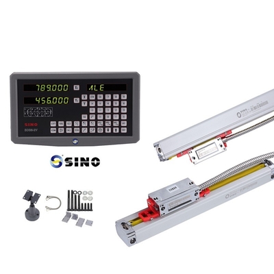 2 assi CE SDS6-2V Sistema di lettura digitale SINO con display a LED Encoder lineare per la fresatura del tornio