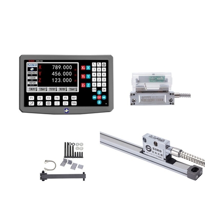 3 Assi Digital Reading Linear Scale Grating Encoder Sino SDS6-3VA Set di fresatura del tornio DRO