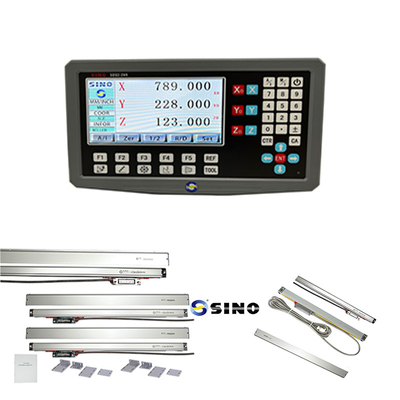 SINO SDS2-3VA LCD DRO Sistema di lettura digitale a 3 assi per l'abborraggio e la fresatura con codificatore