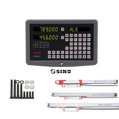 SINO SDS6-2V Digital Readout Metal LED Digital Readout 2 Axis DRO Kits 60Hz per fresatrici