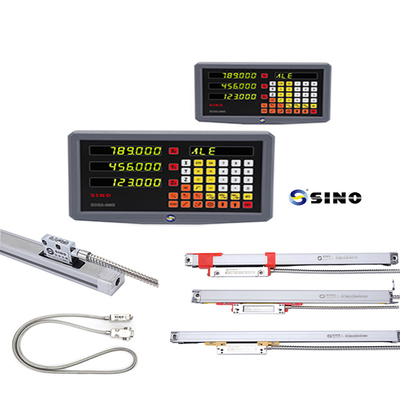 Sistema di lettura digitale SINO SDS2-3MS con display numerico a 3 coordinate per torni e fresatrici