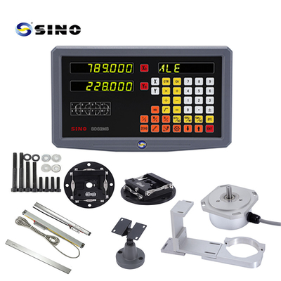 SINO Digital Readout SDS 2MS 2-Axis Magnetic Scale Dro With Linear Encoder Kit per macchine da fresatura