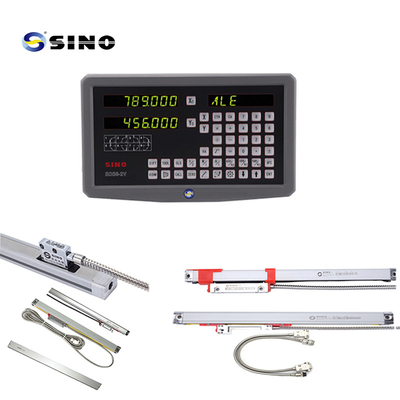 Sistema di lettura digitale SINO SDS6-2V con display a LED per la fresatura del tornio
