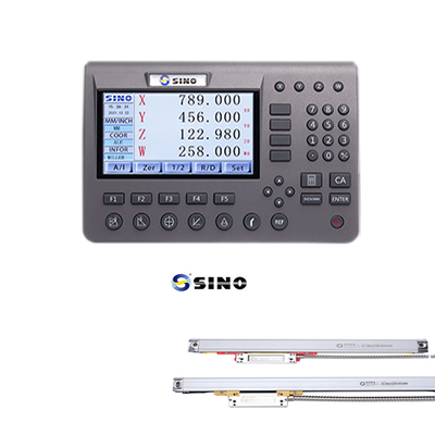 SDS200 DRO Metal LCD SINO 4 Axis SINO Digital Reading System con kit di codifica lineare per fresatrici