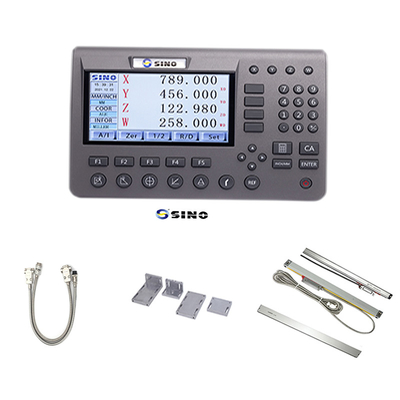 SINO SDS200 4 Assi Metal LCD SINO Sistema di lettura digitale 285x195x53cm Durable With Linear Encoder Kit For Lathe