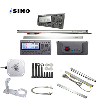 Sistema di lettura digitale SINO 4 assi SDS200 Metal LCD 285x195x53cm Durable per la fresatura del tornio