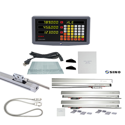 Sistema di lettura digitale SINO SDS2-3MS 15VA DRO pratico a 3 assi per sistemi DRO a scala lineare in plastica