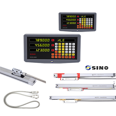 Sistema di lettura digitale SINO SDS2-3MS 15VA DRO pratico a 3 assi per sistemi DRO a scala lineare in plastica