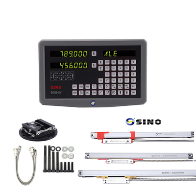 2 assi lettura digitale SINO SDS6-2V DRO con kit LED in metallo Due lineari per la fresatura