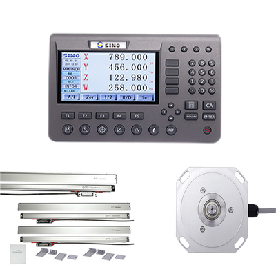 Sistema di lettura digitale SINO SDS200 DRO LCD metallo con kit di codifica lineare per fresatrici