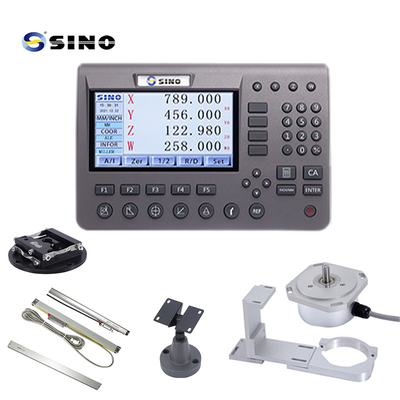Sistema di lettura digitale a 4 assi SDS200 LCD metallo resistente con codificatore lineare per la macchina a tornio