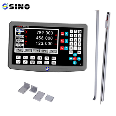 Set completo di SINO 3 Asse Dro Digital Reading Metal Case per la fresatura del tornio KA-300 Scale di vetro lineare