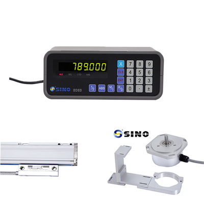 SINO SDS3-1 Sistema di visualizzazione digitale a singolo asse kit scala di codificatore lineare in vetro per la macchina di fresatura del tornio