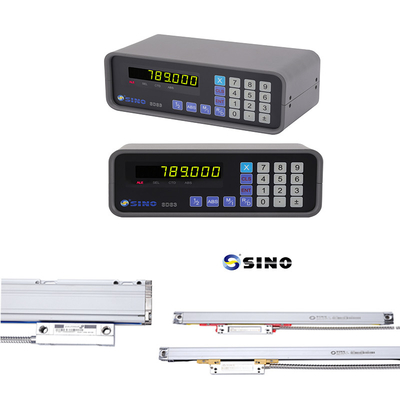 SINO SDS3-1 Sistema di visualizzazione digitale a singolo asse kit scala di codificatore lineare in vetro per la macchina di fresatura del tornio