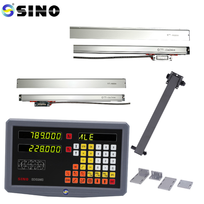 SINO TTL RoHS Visualizzatore Digitale a 2 Assi SDS2MS per Tornio, Sistemi di Misurazione DRO Multifunzionali con Encoder Lineare