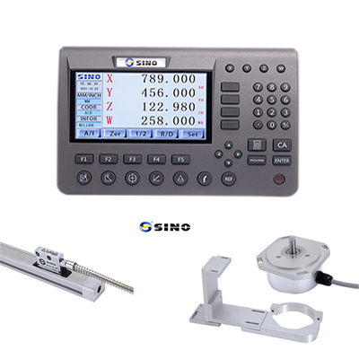 Sistema di lettura digitale SINO 3 assi SDS200 DRO Metal LCD con kit di codifica lineare in vetro per fresatrici