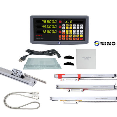 Lettura digitale del segnale TTL SINO SDS2-3MS DRO a 3 assi con set di scale encoder lineari in vetro per fresatrice