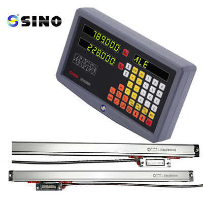 Prezzo buono SINO SDS 2MS DRO Kits Scale lineare di vetro per la fresatura del tornio TTL 2 Asse Sistema di strumenti di prova di lettura digitale in linea
