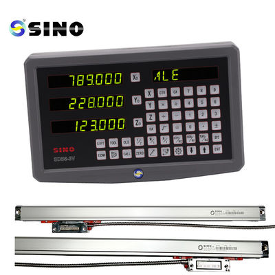 Prezzo buono SINO SDS6-3V Vetro lineare Scale Meter Torniera con lettura digitale DRO 3 Asse 1um in linea