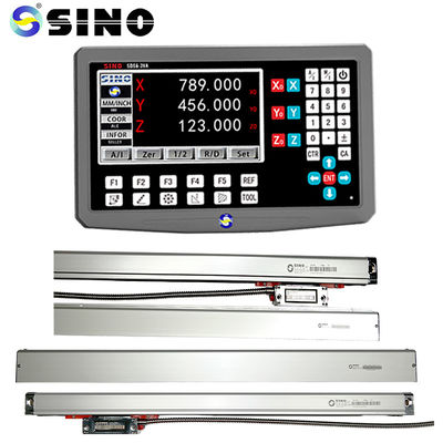 Prezzo buono 1um Linear Scale Encoder con lettura digitale a 3 assi Sino SDS6-3VA Lathe Milling DRO Set in linea