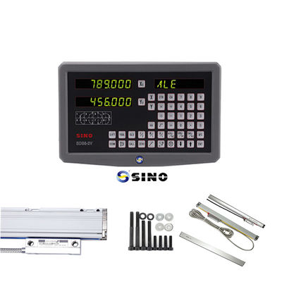 Prezzo buono SINO SDS6-2V Digital Readout Metal LED Digital Readout 2 Axis DRO Kits 60Hz per fresatrici in linea