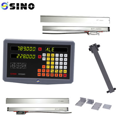 Prezzo buono TTL 2 Asse Sistema di strumenti di prova di lettura digitale SINO SDS 2MS DRO Kit Scale lineare di vetro per tornio di fresatura in linea