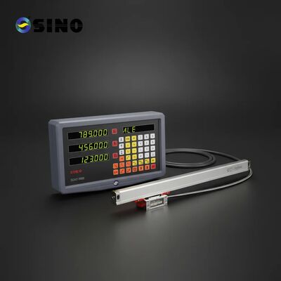 Prezzo buono SINO SDS2-3MS Lettura Digitale (DRO) a 3 Assi con Segnale TTL, Set Completo di Righe Encoder Lineari in Vetro per Fresatrice in linea