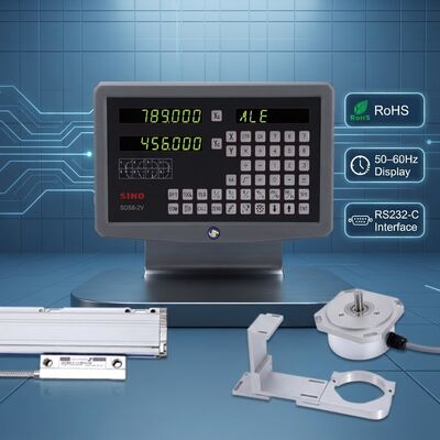 Prezzo buono Sistema DRO di lettura digitale SINO, conforme alla normativa RoHS, schermo a LED da 50 ̊60 Hz, interfaccia di comunicazione RS232-C in linea