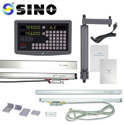 Prezzo buono 100V-240V risoluzione 0.005mm di asse della macchina DRO 2 del tornio del metallo LED in linea